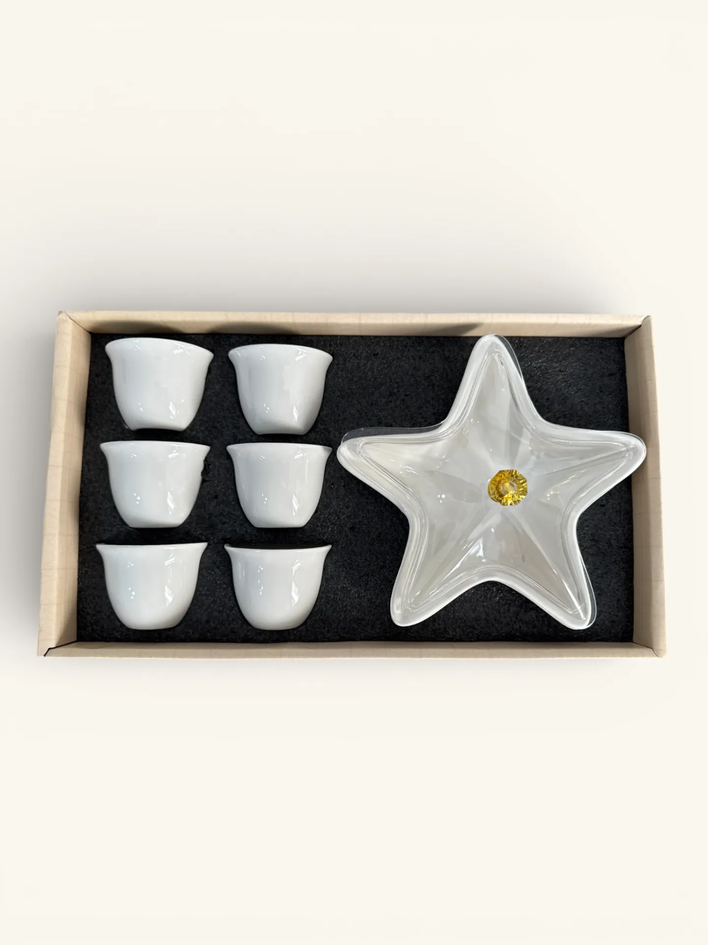 Coffee Cups with Star Shaped Bowl