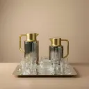 Gold & Silver Vacuum Flasks with Tea & Coffee Set 24 pcs