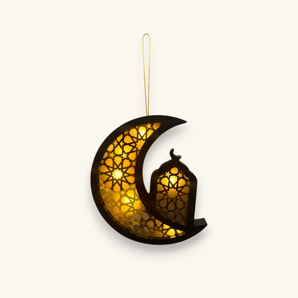 Ramadan Illuminating Crescent (Black)