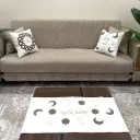 Ramadan Cushions and Table Runner (Beige and Grey)
