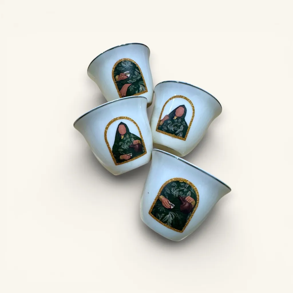 ‏ طقم فناجين سودانية        (‏12 قطعة)