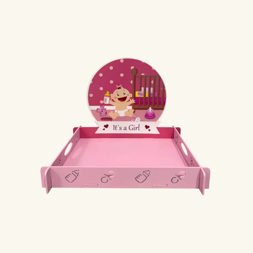 Pink Baby Tray